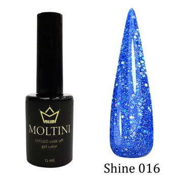 Гель-лак Moltini Shine 016, 12 ml