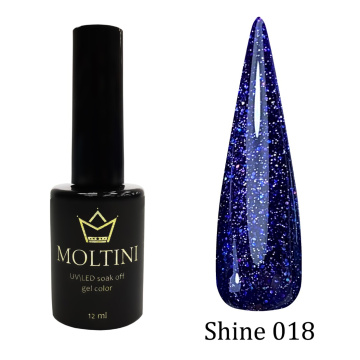 Гель-лак Moltini Shine 018, 12 ml