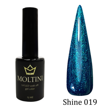 Гель-лак Moltini Shine 019, 12 ml